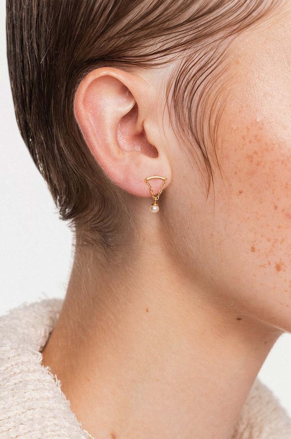 Kiegészítők ANIA KRUK piercing fülbevaló ROCK IT SRUKP1862Z arany