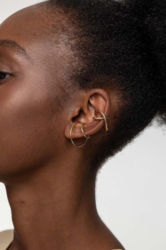 Kiegészítők ANIA KRUK aranyozott ezüst fülbevaló ROCK IT SRUKS1400Z arany