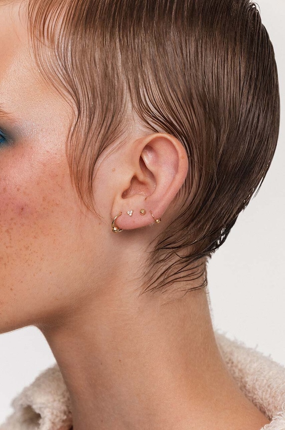 Accesorii ANIA KRUK cercel piercing de aur ROCK IT ZALKC0952 aur