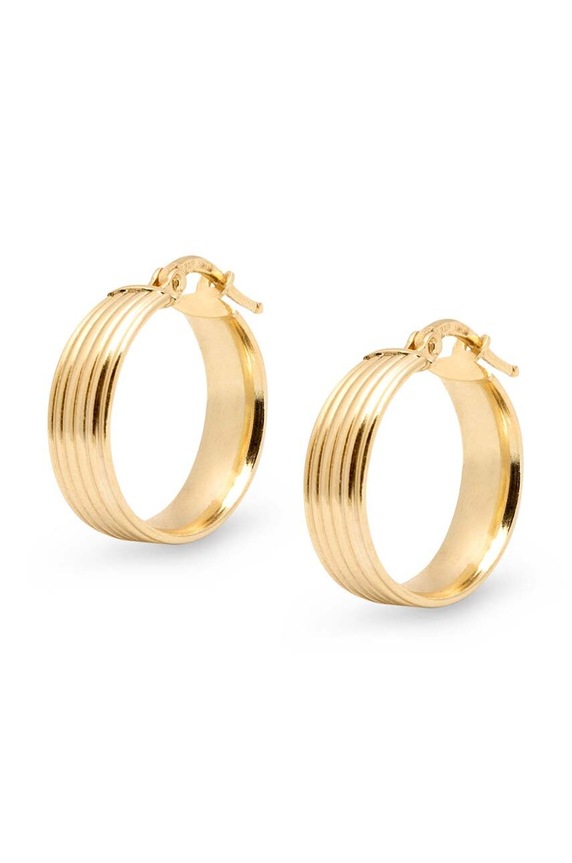 Ασημένια επιχρυσωμένα σκουλαρίκια ANIA KRUK VINTAGE επιχρυσωμένο χρυσαφί SLTKS2850Z