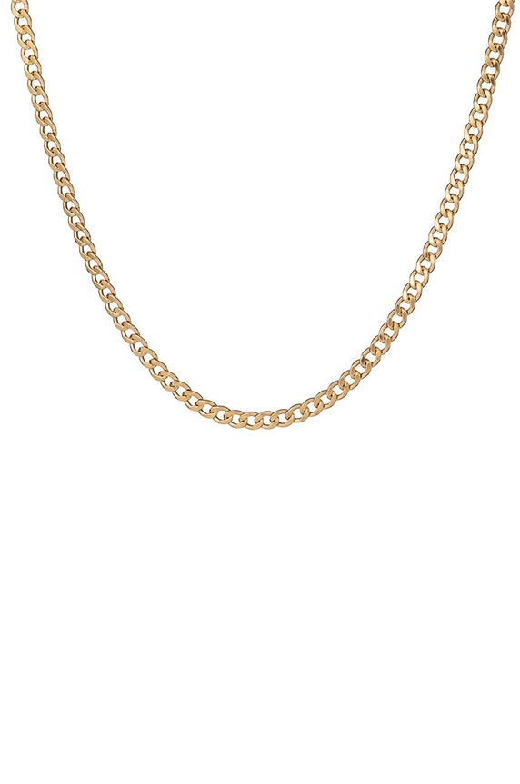 Srebrna ogrlica prevučena zlatom ANIA KRUK VINTAGE pozlata zlatna SMVNS1240Z