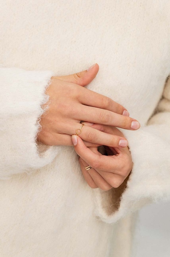 ANIA KRUK anello in oro SOFT oro ZAFPZ0320