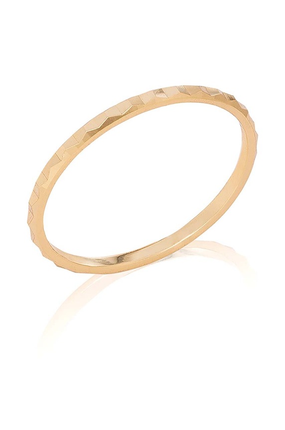 ANIA KRUK inel de argint placat cu aur TRENDY placat cu aur aur SMRPS0560Z