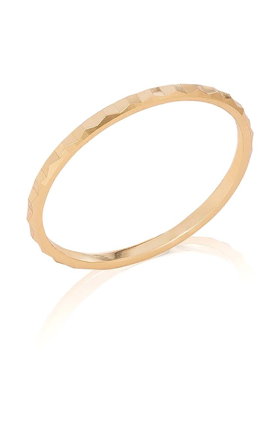 ANIA KRUK inel de argint placat cu aur TRENDY placat cu aur aur SMRPS0560Z