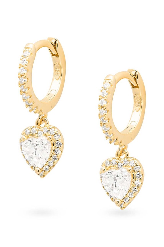 ANIA KRUK aranyozott ezüst fülbevaló ROMANTICA ezüst arany SMVKC2102Z