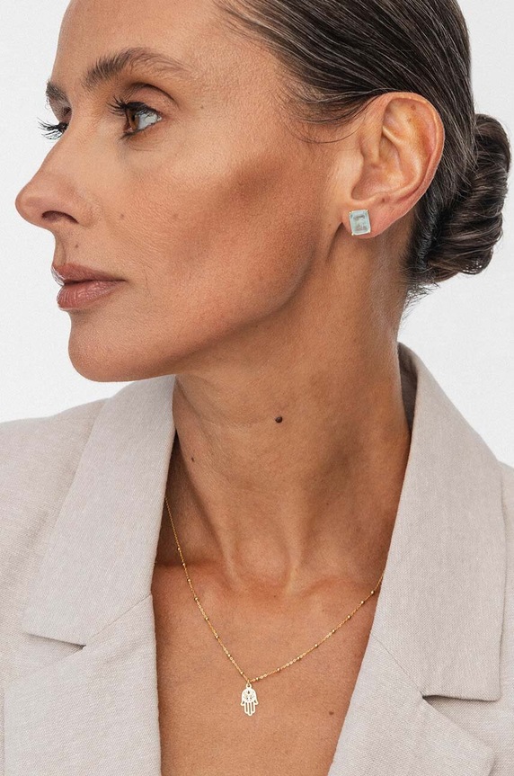 Doplnky Strieborný pozlátený náhrdelník ANIA KRUK VINTAGE SMVNS2480Z zlatá