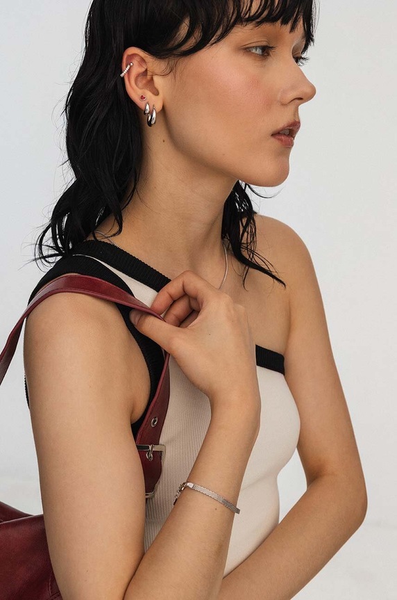 ANIA KRUK orecchino d'argento ROCK IT SRUKS0655 argento