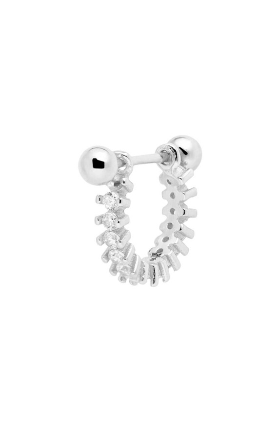 ANIA KRUK orecchino d'argento ROCK IT zircone argento SRUKS0720