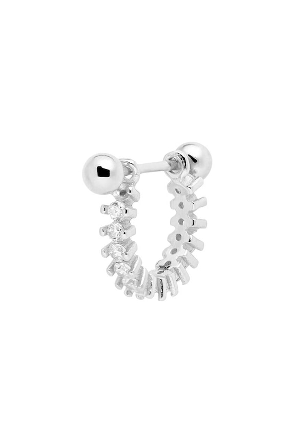 ANIA KRUK orecchino d'argento ROCK IT zircone argento SRUKS0720