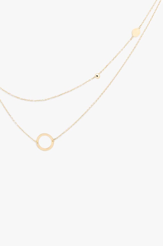 ANIA KRUK naszyjnik złoty SOFT ZEMNZ2210 złoty ZA00