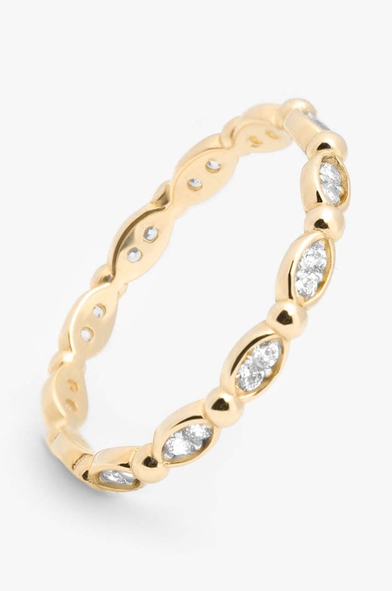 Χρυσό δαχτυλίδι ANIA KRUK GLOW ZEMPC2112 χρυσαφί ZA00