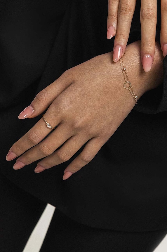 Χρυσό δαχτυλίδι ANIA KRUK GLOW χρυσαφί ZEMPC2112