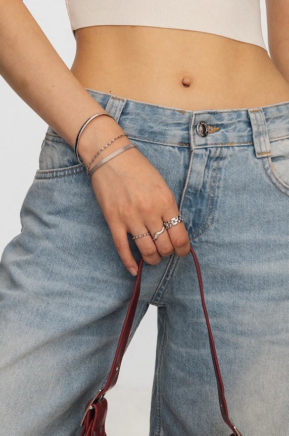 Doplnky Náramok ANIA KRUK TRENDY MRUAM1350 strieborná