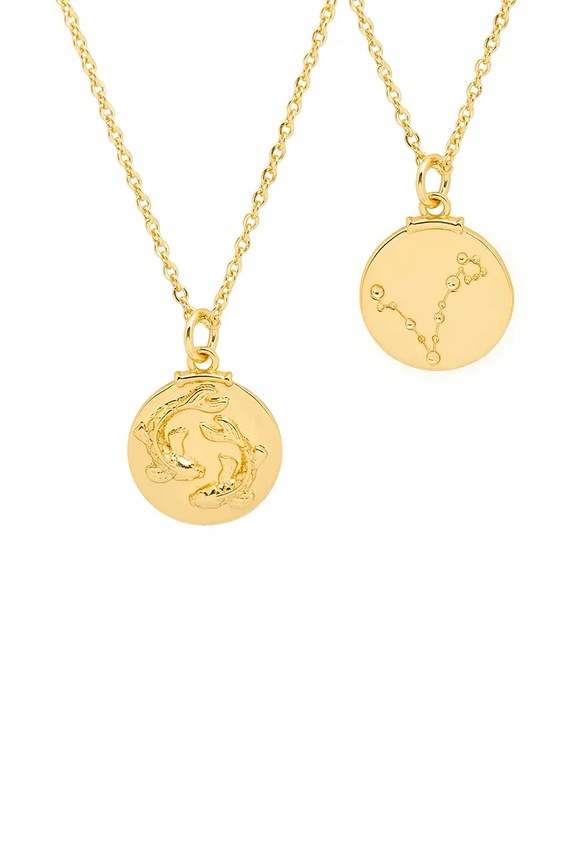 ANIA KRUK collana placcata oro AMULETY oro plissettato oro MRUNM2260Z