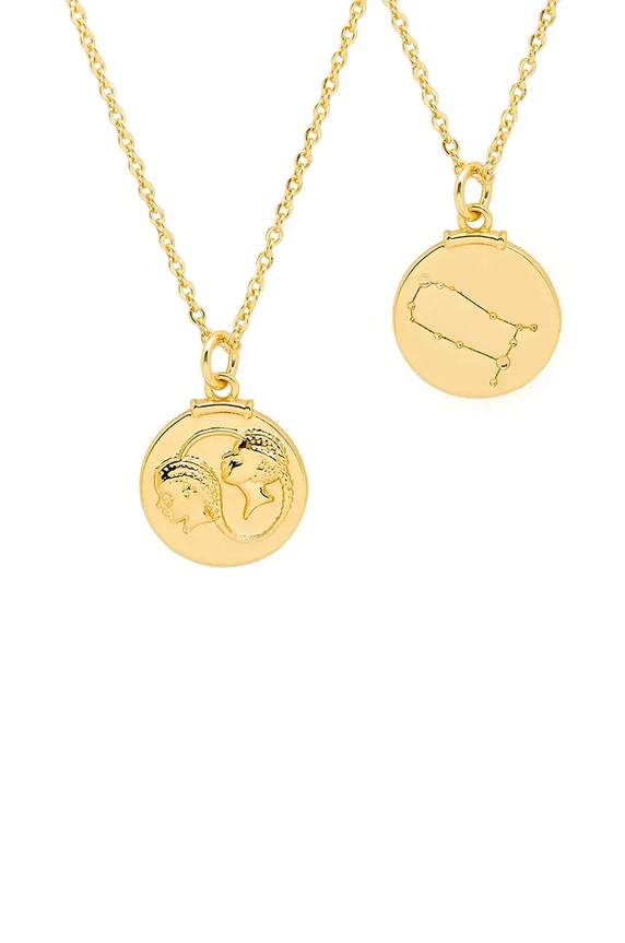 ANIA KRUK collana placcata oro AMULETY oro plissettato oro MRUNM2270Z