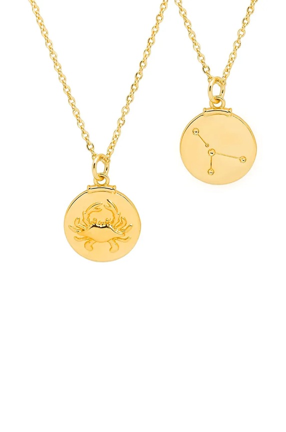 ANIA KRUK collana placcata oro AMULETY oro plissettato oro MRUNM2300Z