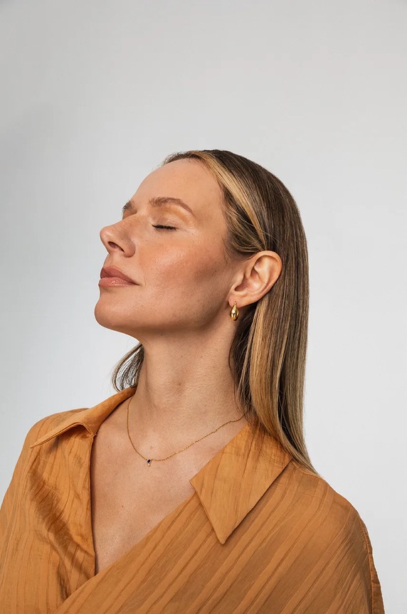 ANIA KRUK collana in argento placcato oro DUO SMRNN1384Z