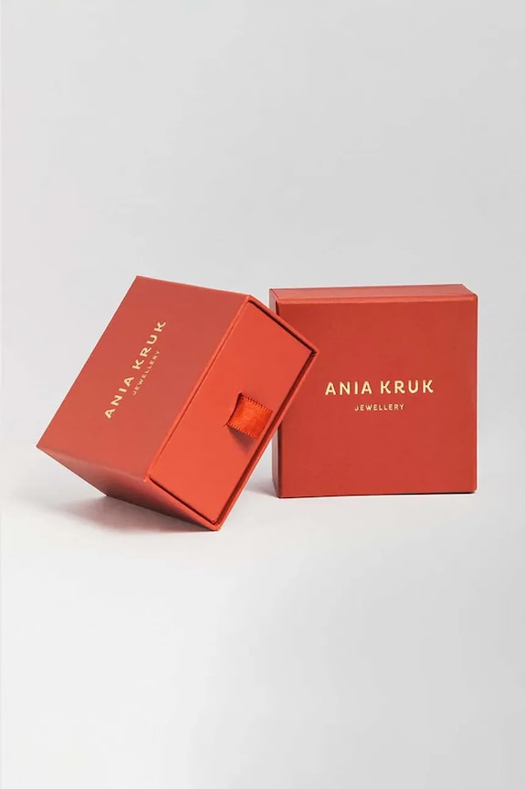 Ασημένια επιχρυσωμένα σκουλαρίκια ANIA KRUK ROMANTICA SMVKC2132Z