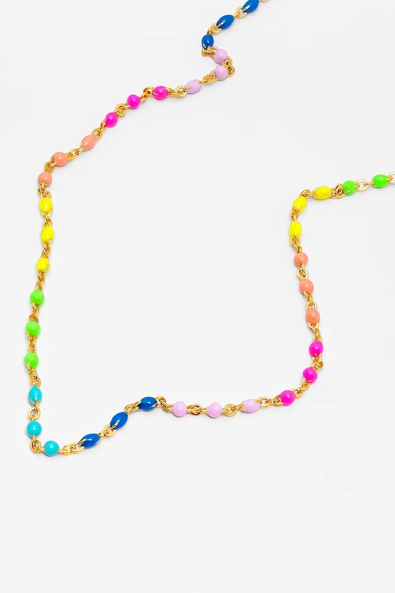 ANIA KRUK naszyjnik ze srebra pokrytego złotem SUGAR SLTNE3089Z multicolor ZA00