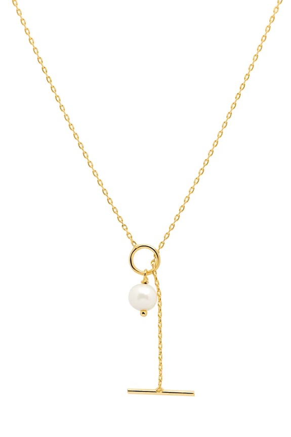 Κολιέ από επιχρυσωμένο ασήμι ANIA KRUK ARIEL ασήμι χρυσαφί SLTNP3142Z