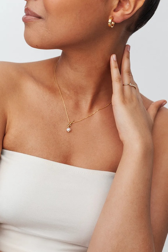 Αξεσουάρ Κολιέ από επιχρυσωμένο ασήμι ANIA KRUK ARIEL SLTNP3142Z χρυσαφί