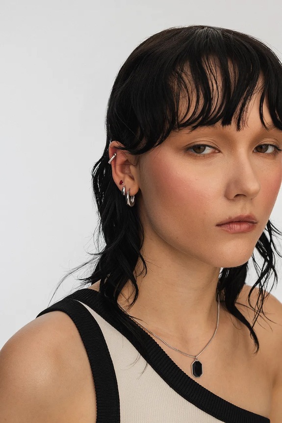 ANIA KRUK collana d'argento MODERN argento SMVNE2441