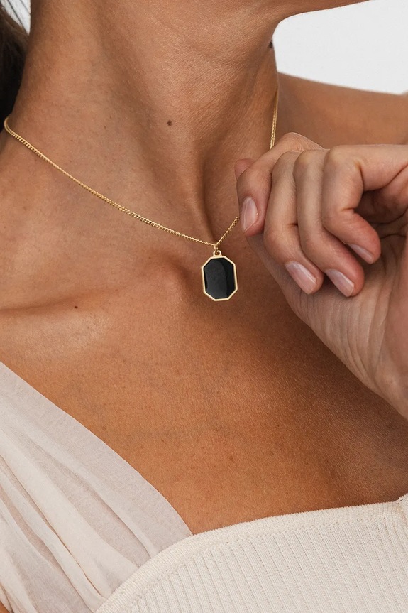 ANIA KRUK collana in argento placcato oro MODERN oro SMVNE2441Z