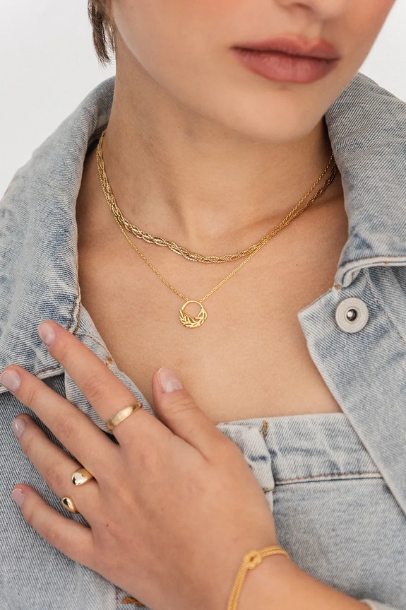 Dodaci Nakit ANIA KRUK VINTAGE MCVNM0210Z zlatna