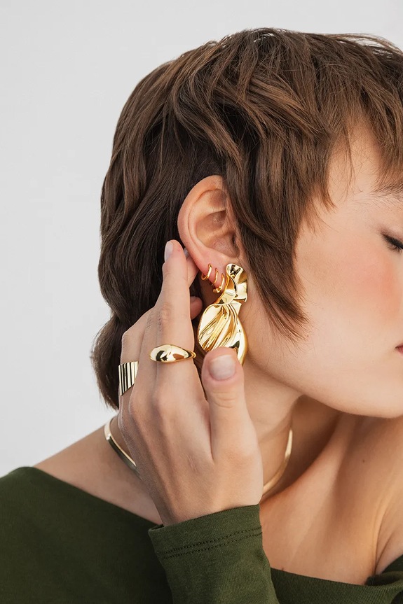 Αξεσουάρ Δαχτυλίδι ANIA KRUK VINTAGE MCVPM0060Z χρυσαφί