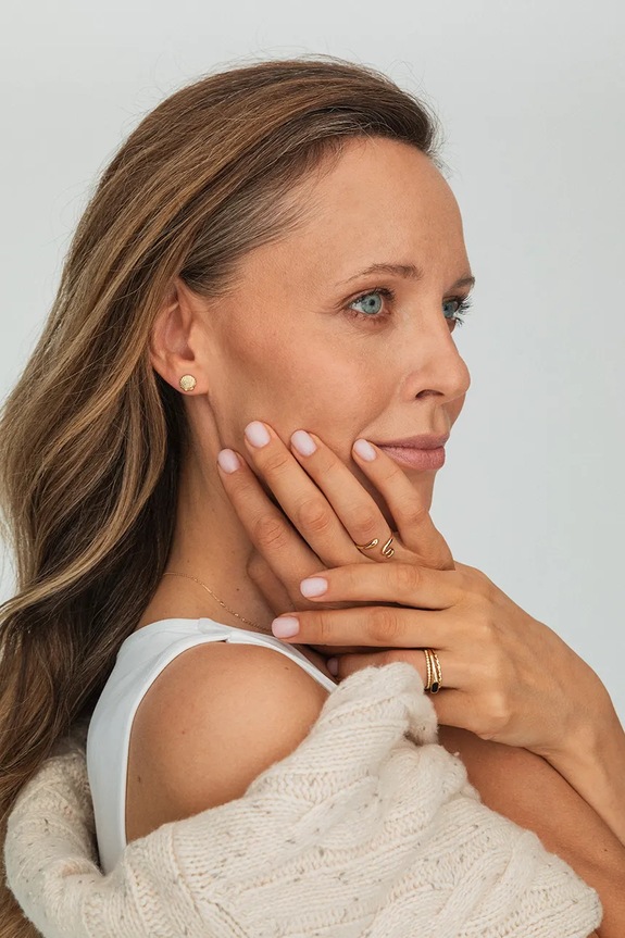 Златни обици ANIA KRUK SOFT злато ZEMKZ2600