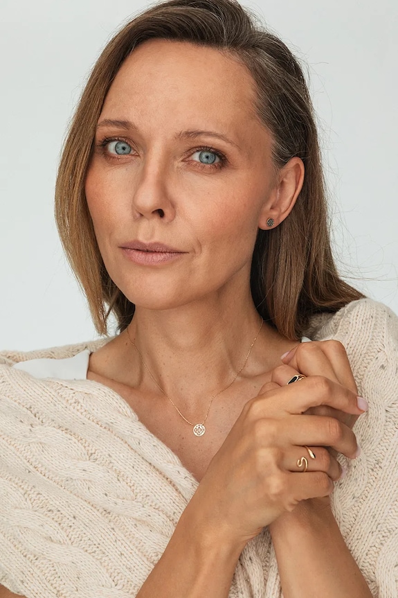 Золоте кольє ANIA KRUK SOFT золотий ZEMNZ2740