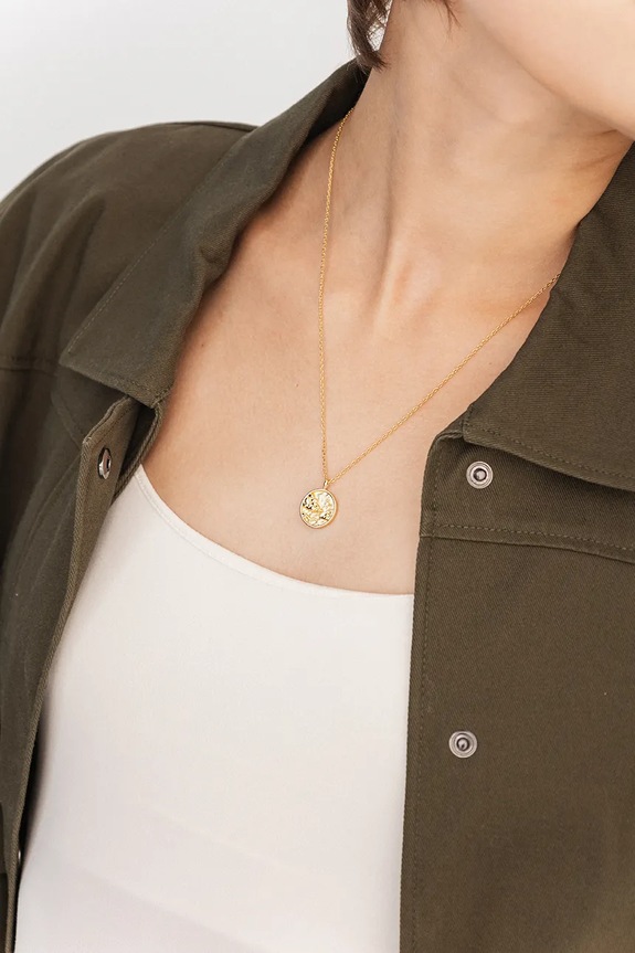 ANIA KRUK colier placat cu aur BELIEVE MMRNC1792Z aur