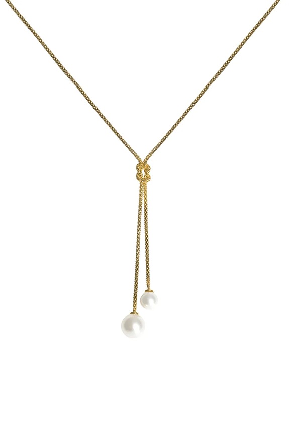 ANIA KRUK collana in argento placcato oro ARIEL oro plissettato oro SLTNP3322Z