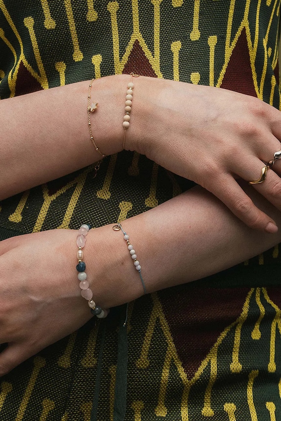ANIA KRUK bransoletka srebrna pozłacana SUMMER SAKAU3109Z złoty