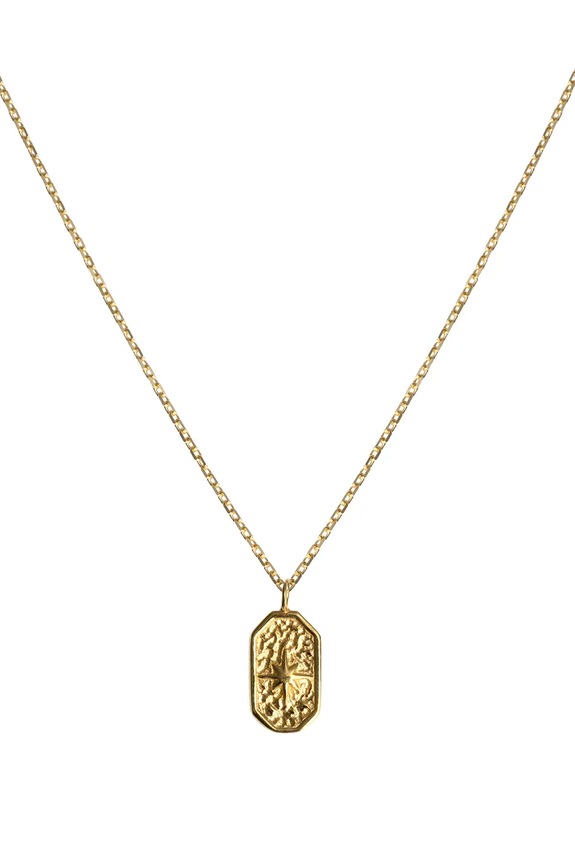 ANIA KRUK collana d'argento placato oro VINTAGE oro plissettato oro SMINS0340Z
