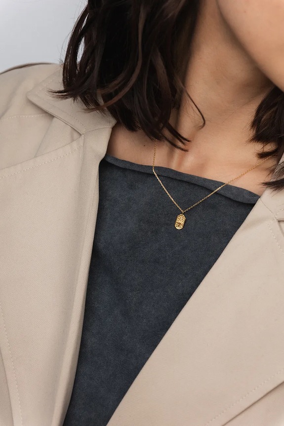 Accessori ANIA KRUK collana d'argento placato oro VINTAGE SMINS0340Z oro