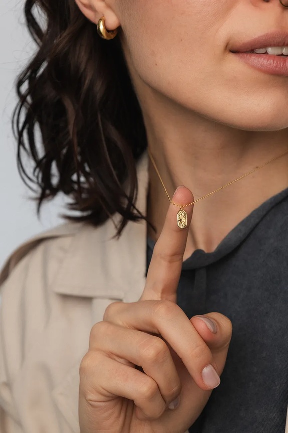 ANIA KRUK collana d'argento placato oro VINTAGE oro SMINS0340Z