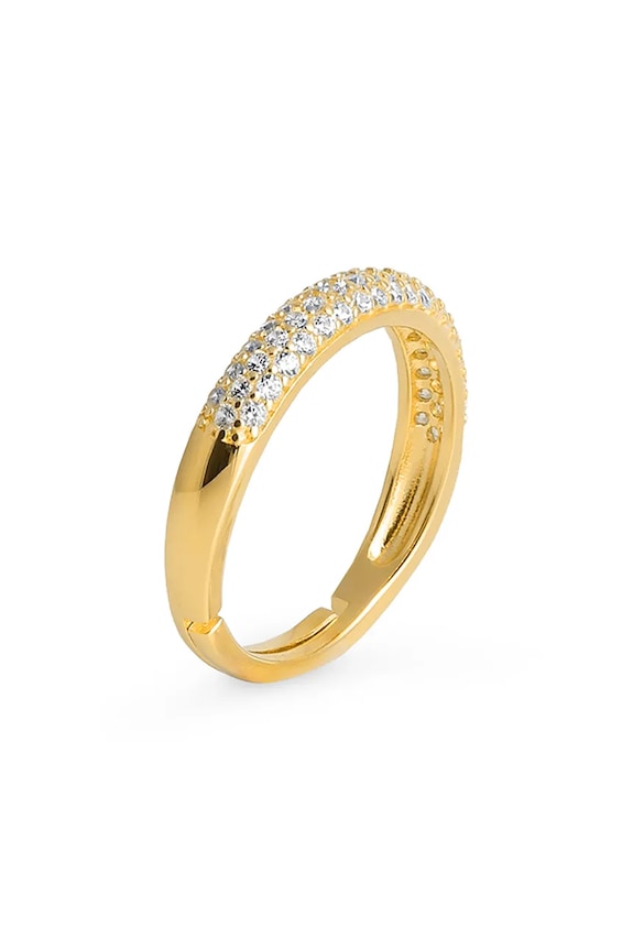 ANIA KRUK inel de argint placat cu aur GLAMOUR argint aur SMIPC0672Z