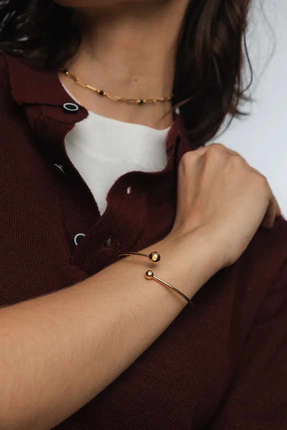 Accessori ANIA KRUK bracciale in argento placcato oro OVAL SSIAS0860Z oro