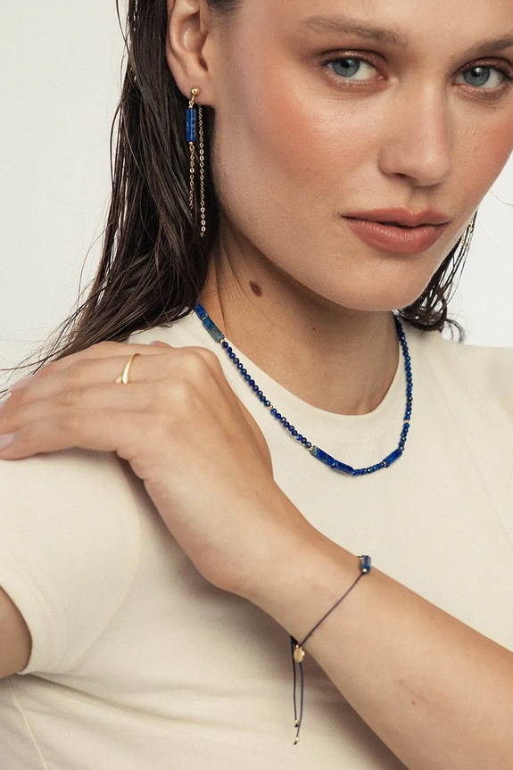 Accesorii ANIA KRUK brățară SUMMER SAKAU3184Z bleumarin