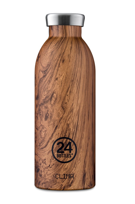 24bottles butelka termiczna Clima Sequoia Wood 500ml brązowy Clima.500.Sequoia.Wood
