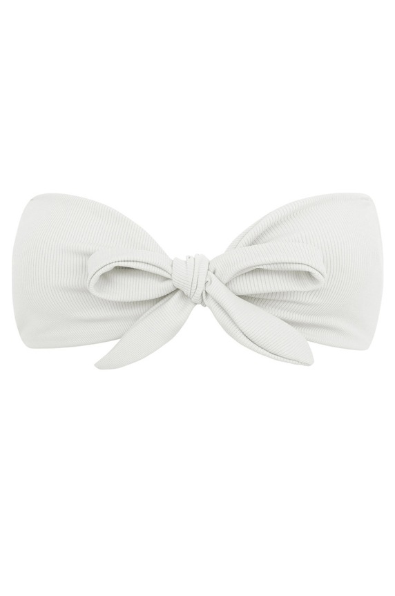 Ruházat MUUV. bikini felső Bow Bandeau biustonosz.BOW.BANDEAU fehér