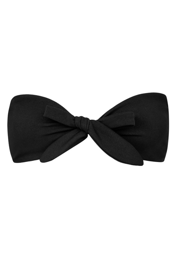 Îmbrăcăminte MUUV. Sutien de baie Bow Bandeau biustonosz.BOW.BANDEAU negru