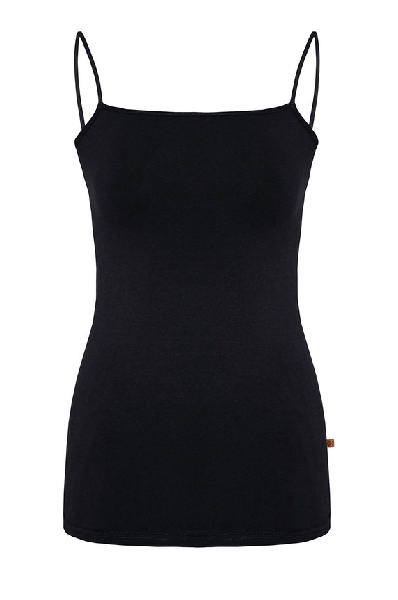 MUUV. top din bumbac Premium Basic negru koszulka.premium.basic