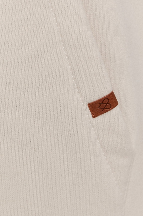 MUUV. pamut melegítőfelső Smooth Cotton bluza.SMOOTH.COTTON bézs