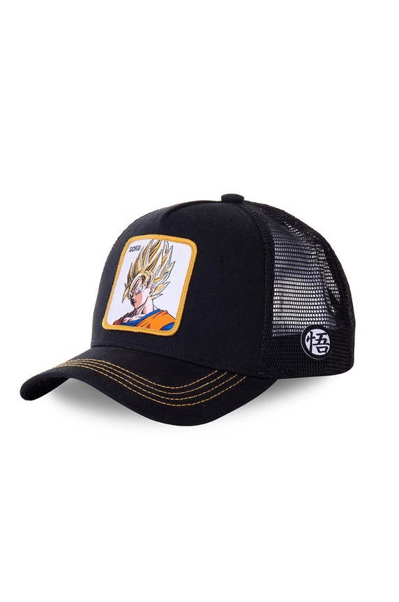 Capslab Czapka z daszkiem DRAGON BALL aplikacja czarny CL.DBZ.1.GO4