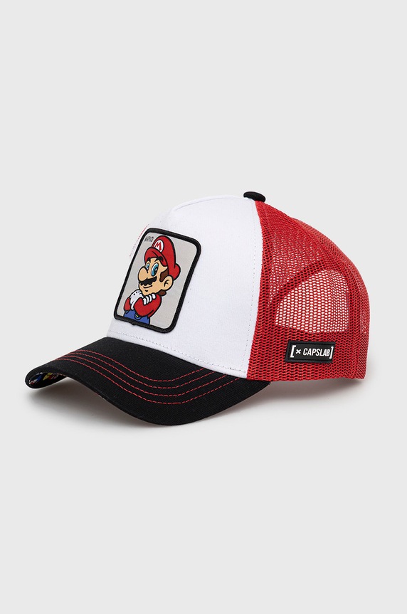 Čiapka Capslab Super Mario ostatné biela CL.SMB.1.MAR