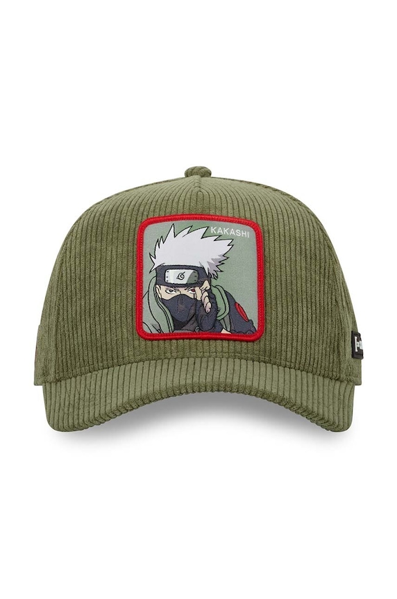 Capslab șapcă de baseball din bumbac x Naruto CL.NS3.1.PCT.COR gri ZA00