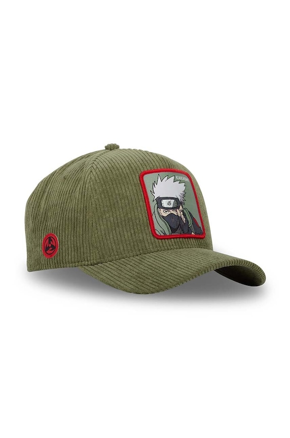 Capslab șapcă de baseball din bumbac x Naruto gri CL.NS3.1.PCT.COR