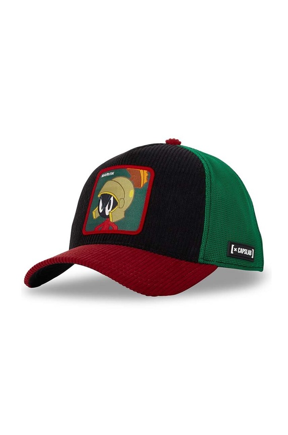 Шапка с козирка Capslab x Looney Tunes други черен CL.LOO10.1.PCT.MAR